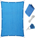 Straight Flat Edge Sun Shade Sail with Grommets - Cool, UV Protection