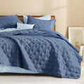 Litanika Oversized King Quilt Bedding Set - Lightweight Ocean Blue