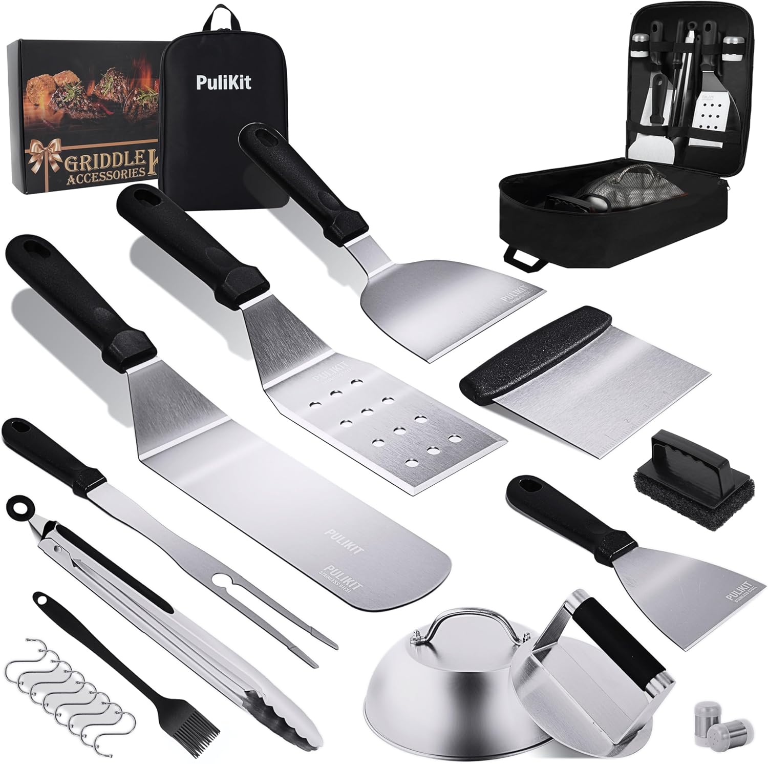 Griddle Accessories Kit for Blackstone Griddle - Complete BBQ Tools
