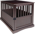 Casual Home Wooden Large Pet Crate End Table - Espresso