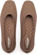 Square Toe Flats for Women Comfortable Slip On Ballet Flats - Washable