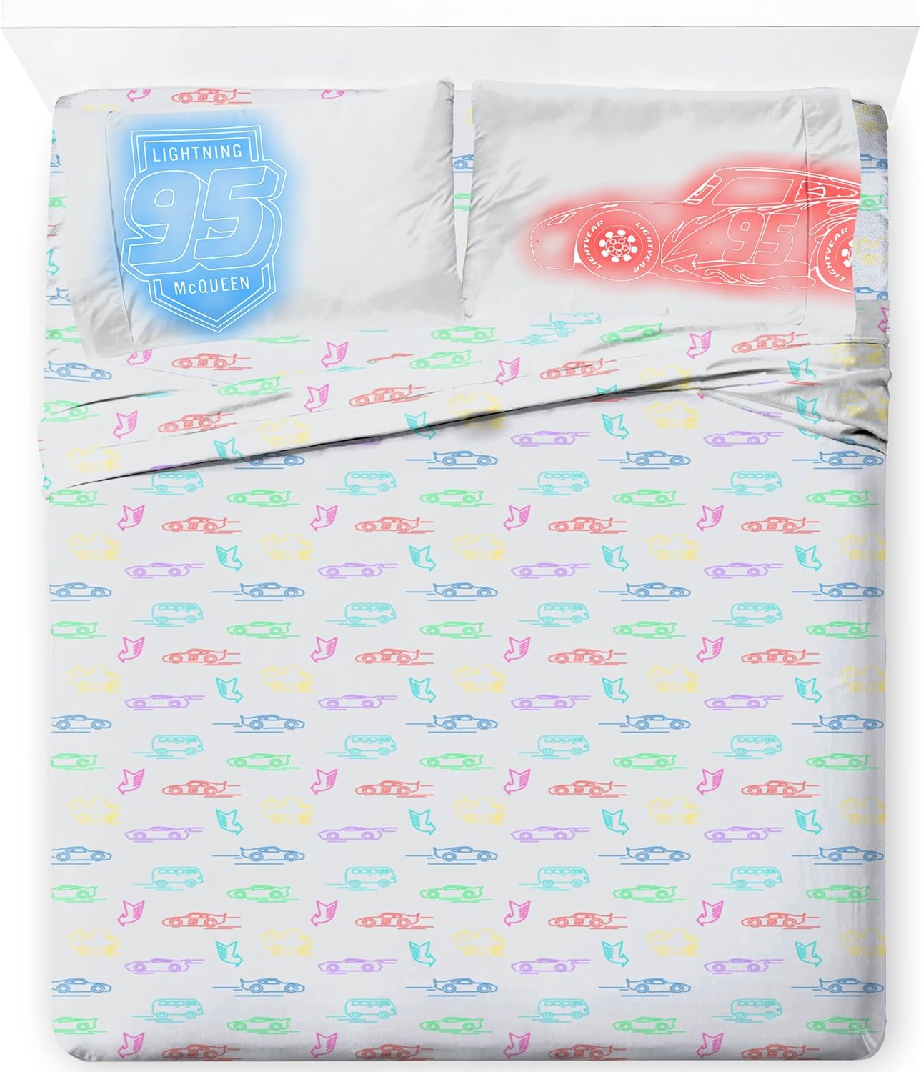 Jay Franco Kids Sheet Set - Ultra-Soft Cars Bedding for Kids
