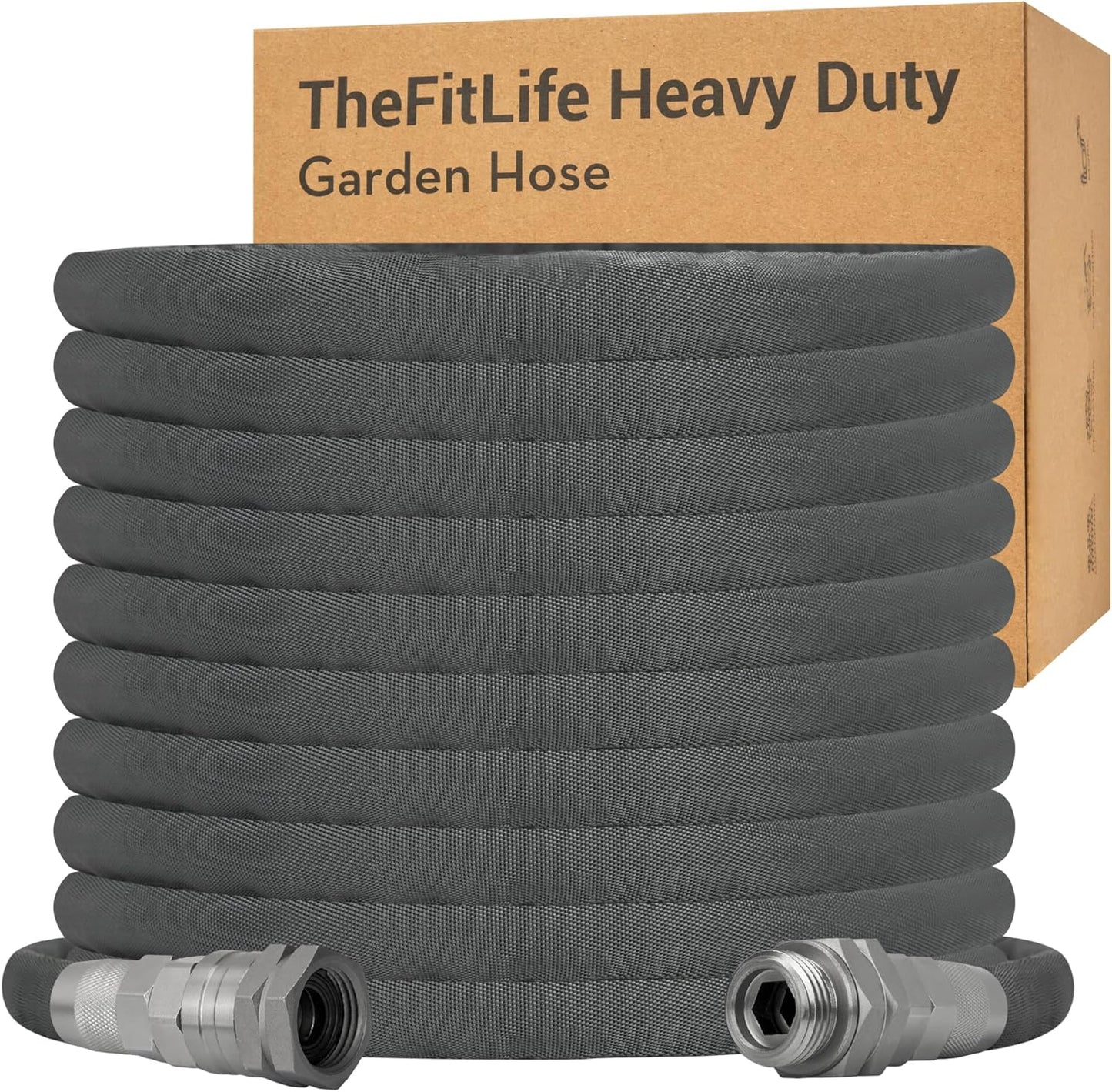 TheFitLife Flexible Garden Hose - Kink-Free and Durable 25FT