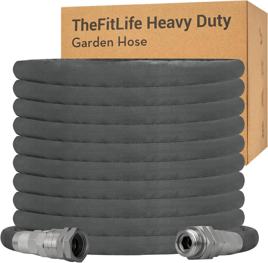 TheFitLife Flexible Garden Hose - Kink-Free and Durable 25FT