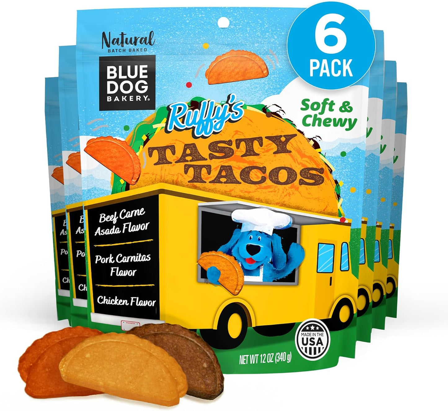 Taco-Inspired Soft Dog Treats for Healthy Happy Pups