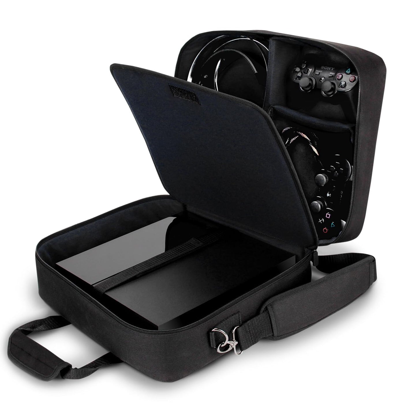 USA GEAR PS4 Travel Case for PlayStation Consoles and Accessories