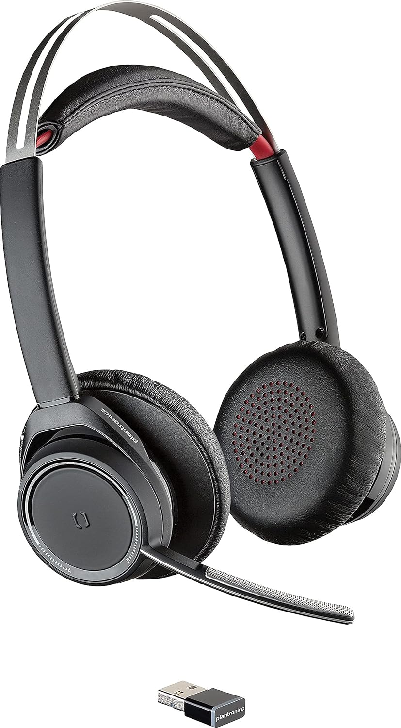 Poly Voyager Focus UC with Charge Stand for Ultimate Comfort