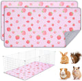 Guinea Pig Bedding 2 Pack Cage Liner - Washable Waterproof Pads