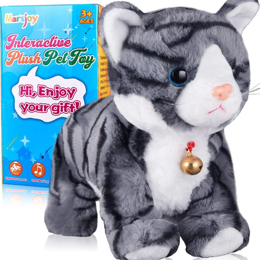 Interactive Robot Cat Toy for Kids | Touch Control Meow Feature | Marsjoy