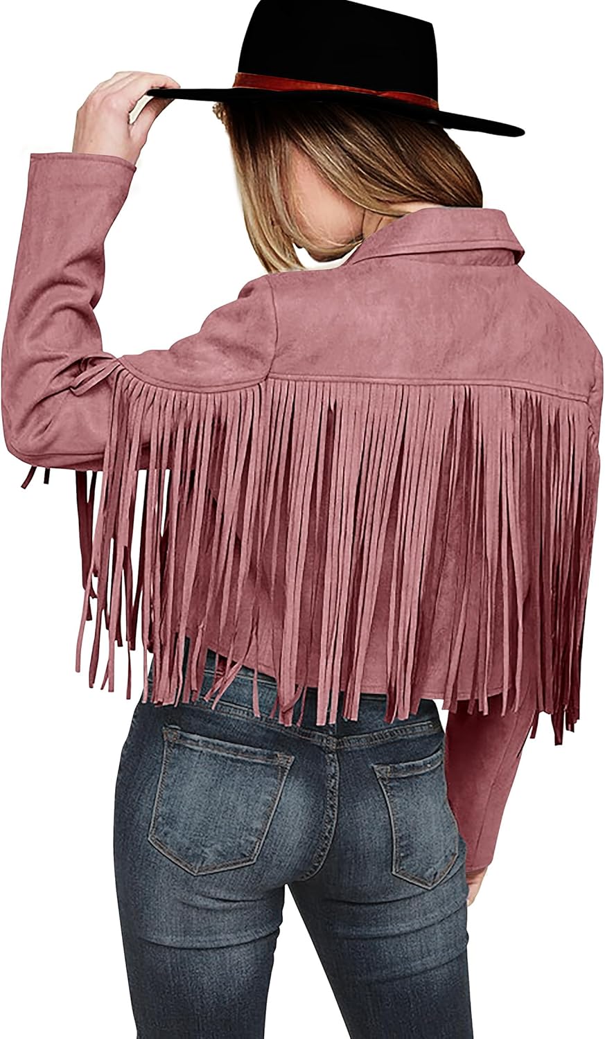 Faux Suede Fringe Jackets for Women - Stylish Fall Fashion