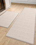 Kitchen Mats Cushioned Anti Fatigue Runner Set 17x29 + 17x59 - Comfort