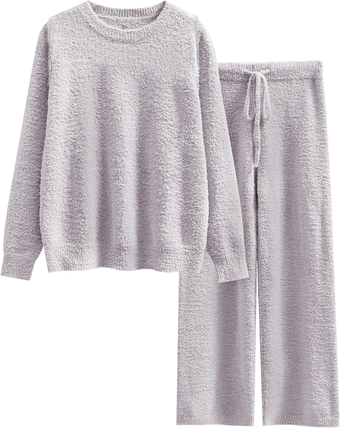 ANRABESS Women's Fuzzy Fleece Pajama Sets for Cozy Comfort
