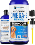 Omega 3 Fish Oil for Dogs - Reduce Shedding & Improve Coat