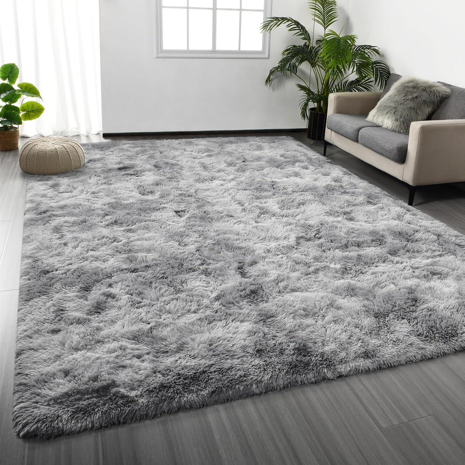 Large Shag Area Rugs 6 x 9, Ultra Soft Plush Fuzzy Rug