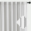 Classic Black and White Striped Curtains for Modern Homes