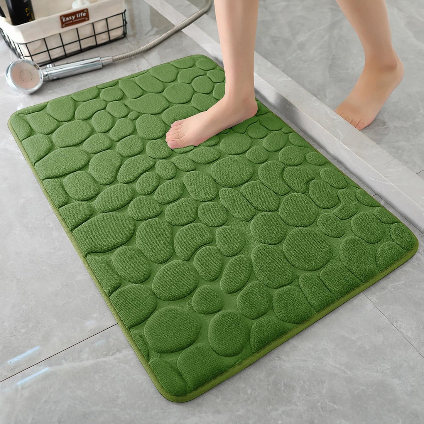 YIHOUSE Memory Foam Runner Rug for Bathroom and Hallway Use