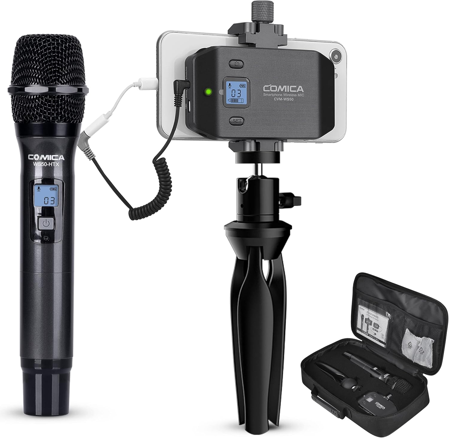 CVM-WS50(H) Wireless Microphone System for YouTube and Interviews