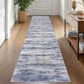 Modern Abstract Kitchen Runner Rug 2x10 - Soft Non-Slip Hallway Runner