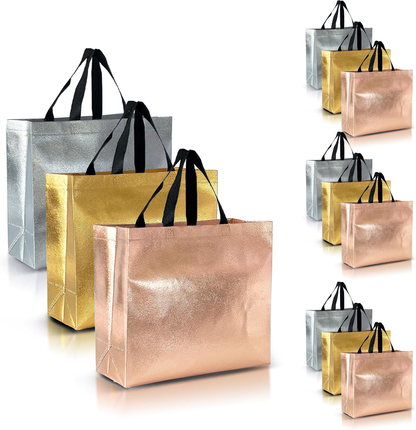 Nush Nush Set of 30 Mix Color Gift Bags for Every Occasion