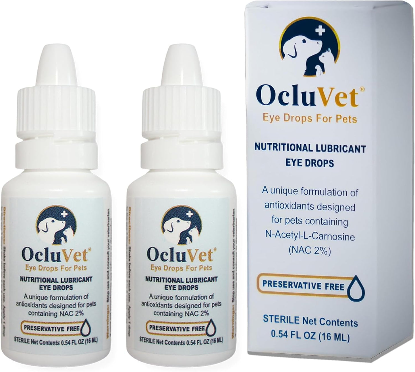 OcluVet Eye Drops for Pets - Support Eye Health Naturally
