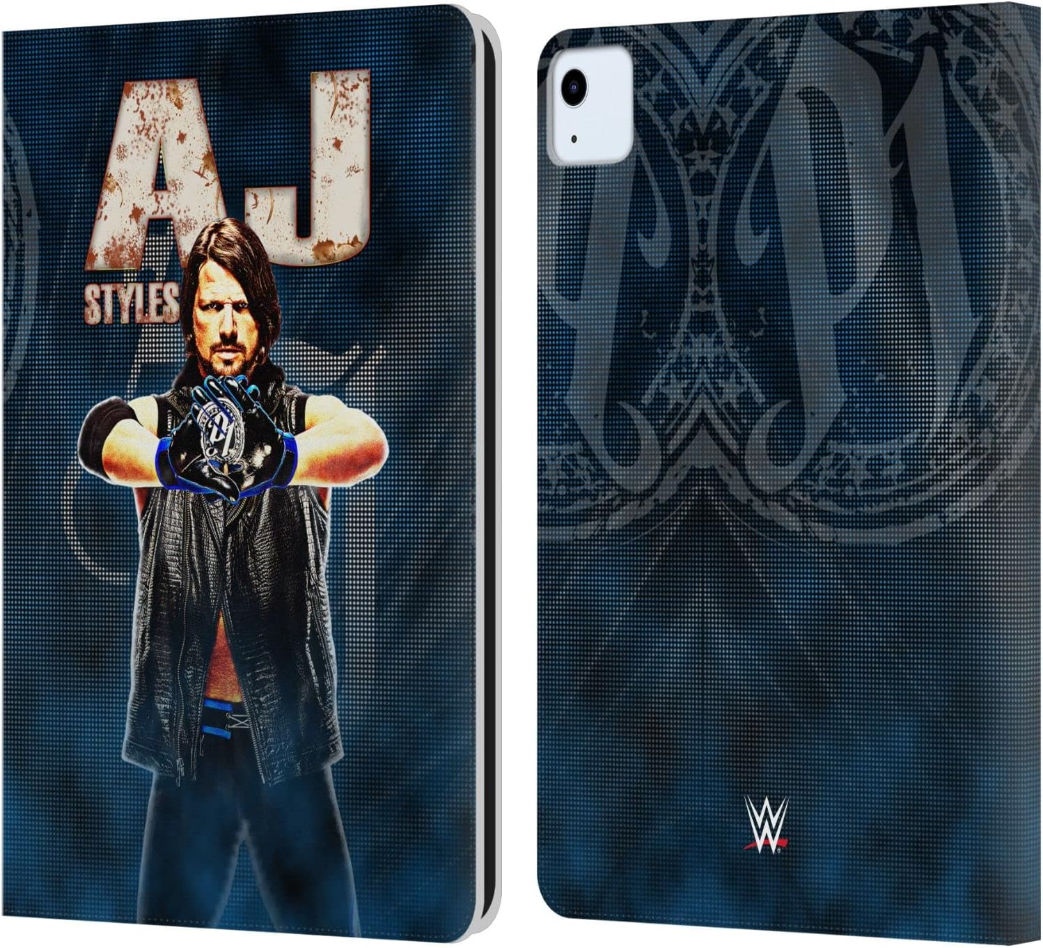 WWE AJ Styles Leather Wallet Case for iPad Air 11 2020/2022/2024