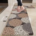 HEBE Anti Fatigue Kitchen Rug Set - Non Slip Comfort Mats