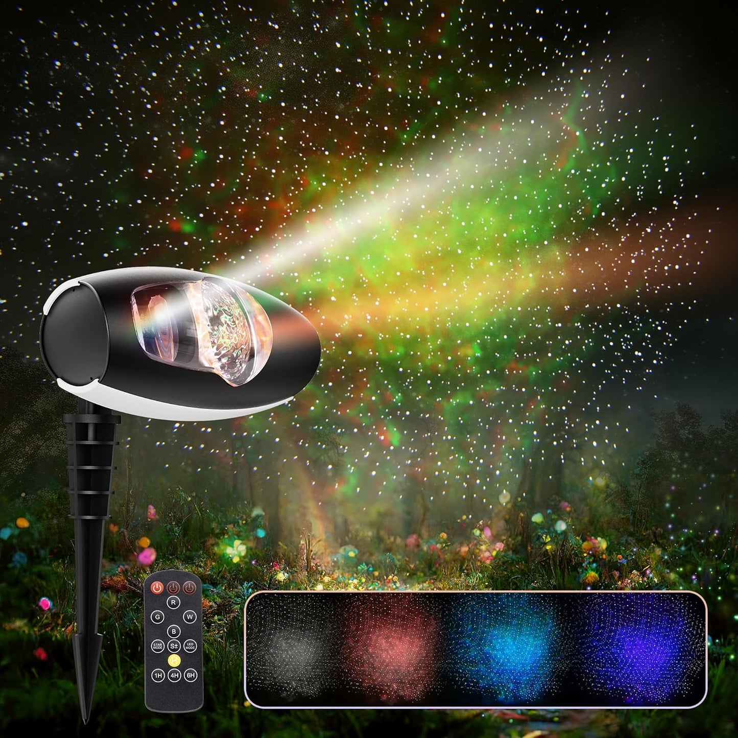 Snowflake Snowfall Projector: Outdoor Magic
