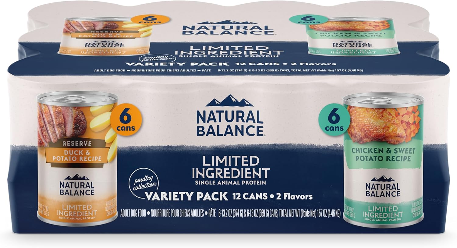 Natural Balance Limited Ingredient Wet Dog Food Variety Pack