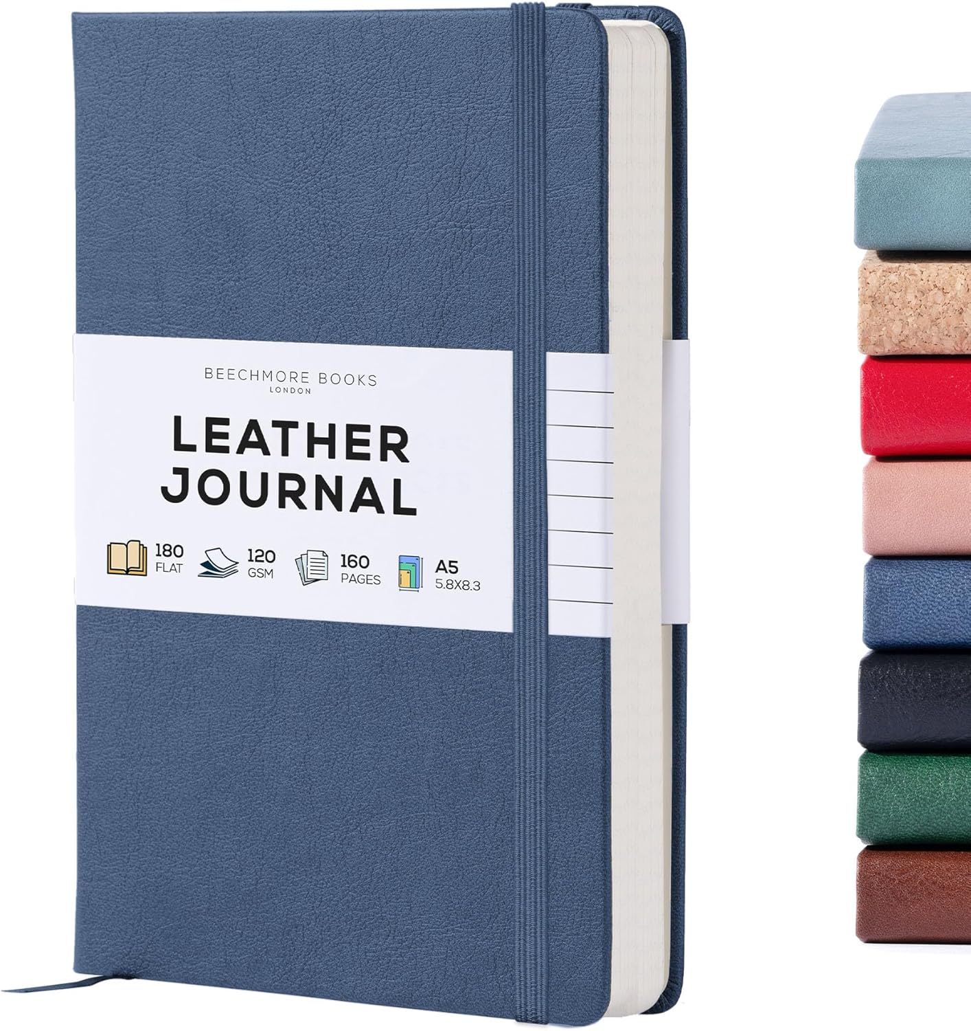 BEECHMORE BOOKS Hardcover Journal - Premium Paper, Elegant Design