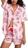 Victoria's Secret Satin Pajama Set for Women - Luxurious Sleepwear
