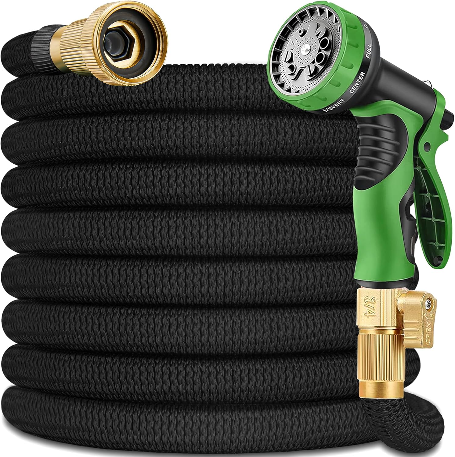 50ft Expandable Garden Hose with 10 Functions Spray Nozzle