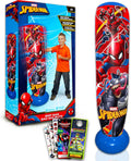 Marvel Spiderman Bop Bag for Kids - 60in Outdoor Punching Bag Bundle