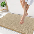 Smiry Luxury Chenille Bathroom Rugs 34x21 - Extra Soft Absorbent Bath