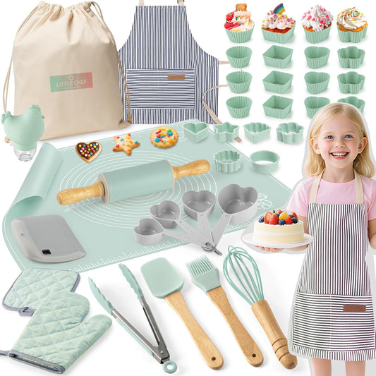 Ultimate Baking Kit for Kids - 38 Piece Kitchen Tools Set