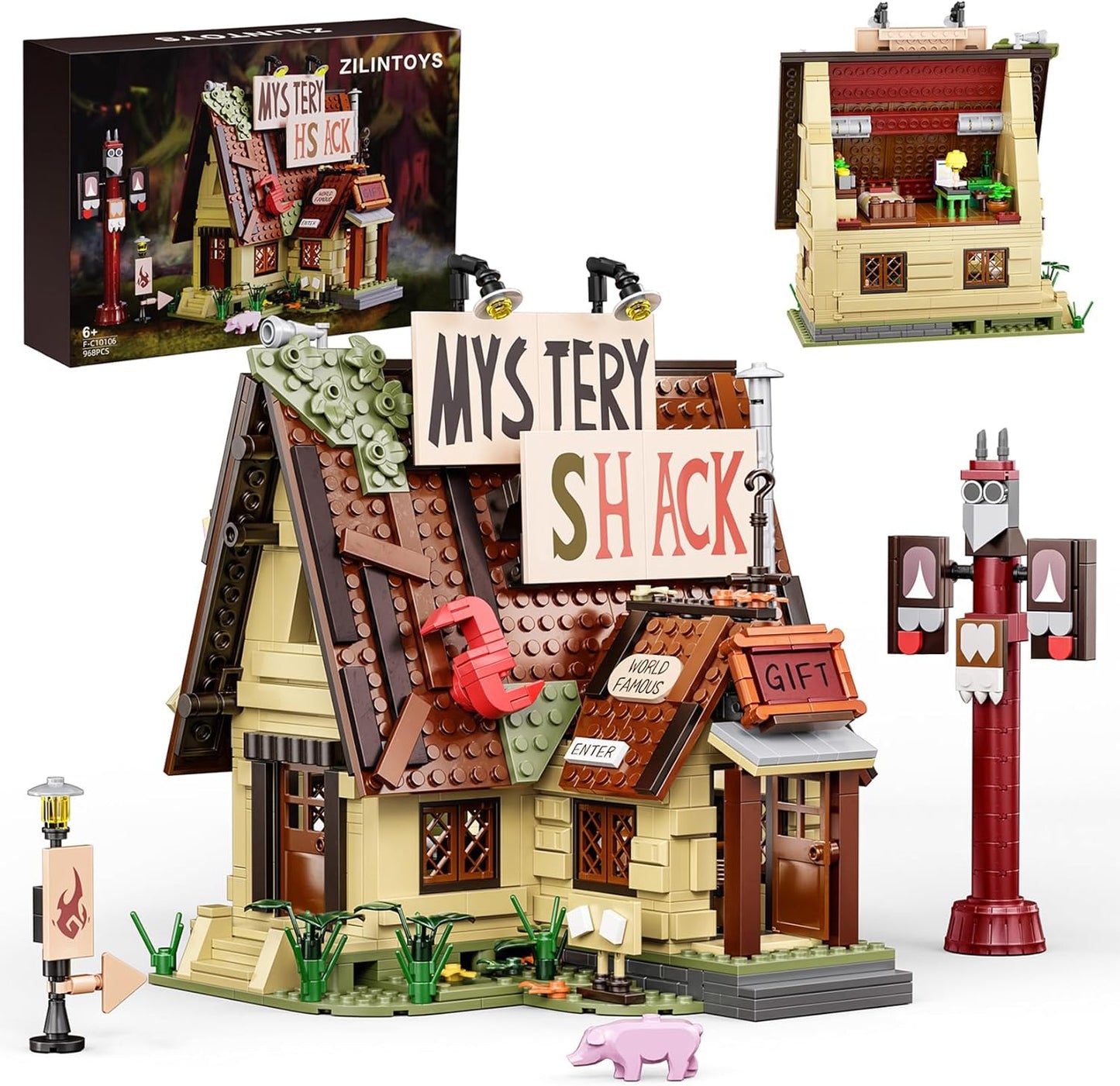 Gravity House Building Sets for Mystery Shack Fans and Collectors