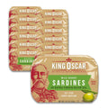 King Oscar Two-layer Sardines in Extra Virgin Olive Oil - 12 Pack