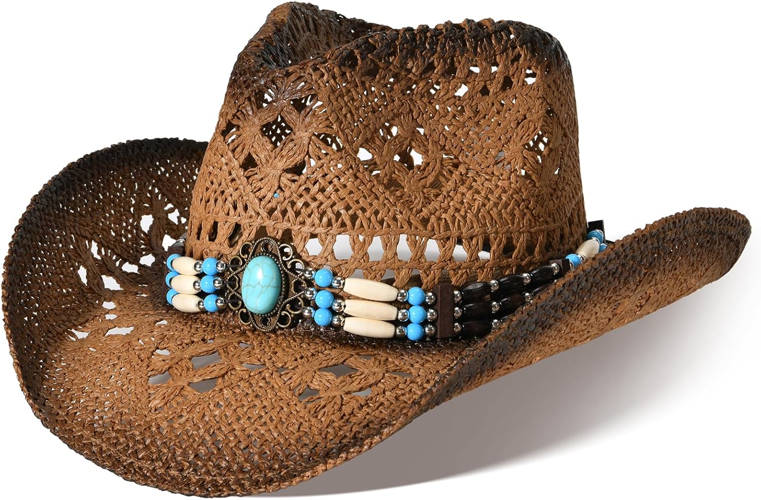 Stylish Straw Cowboy Hat for Men and Women - Summer Essential