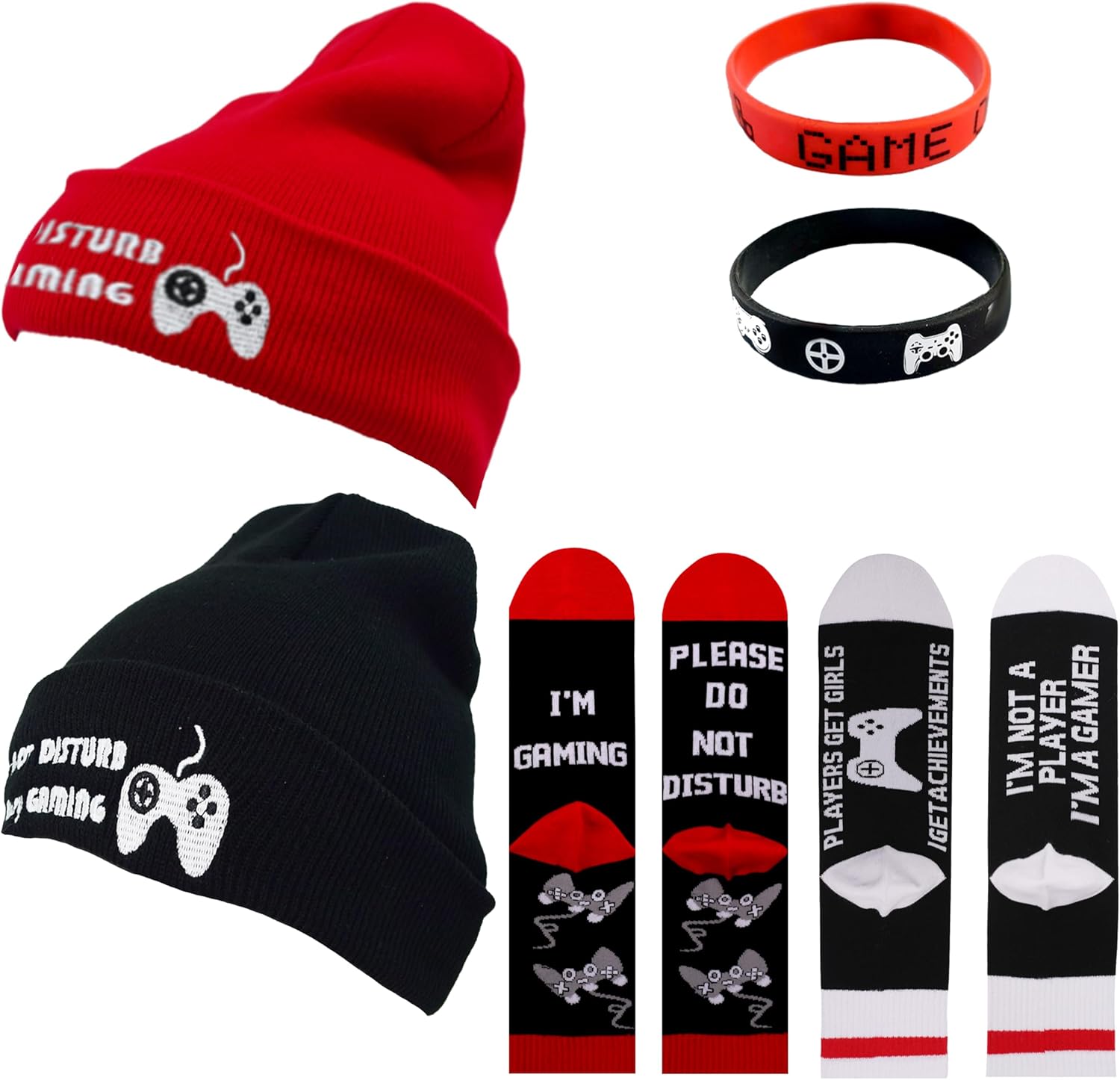 Gaming Beanie & Socks Set - Perfect for Gamer Dads! 