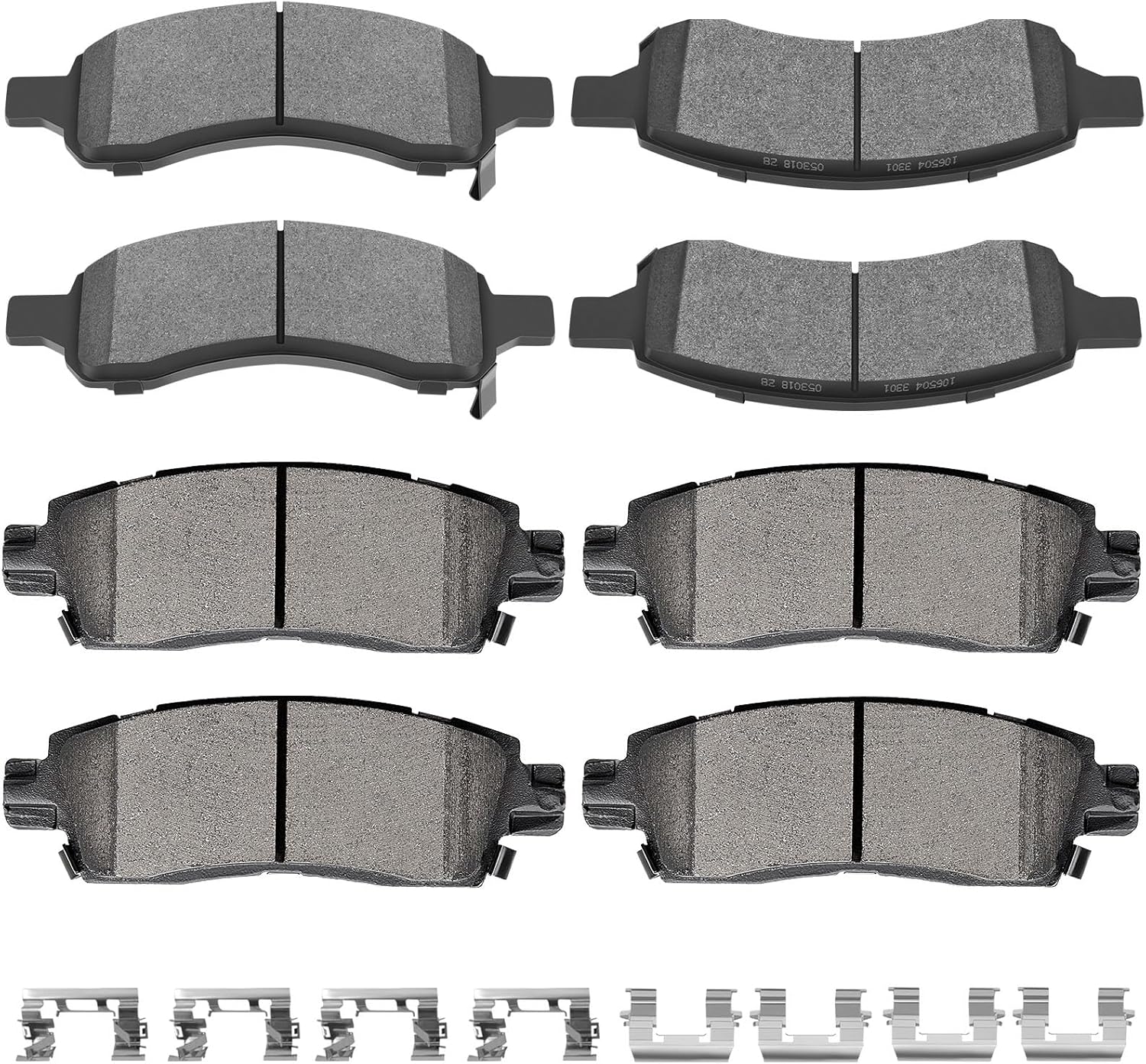 Ceramic Brake Pads Kits for Buick Enclave, Traverse, Acadia