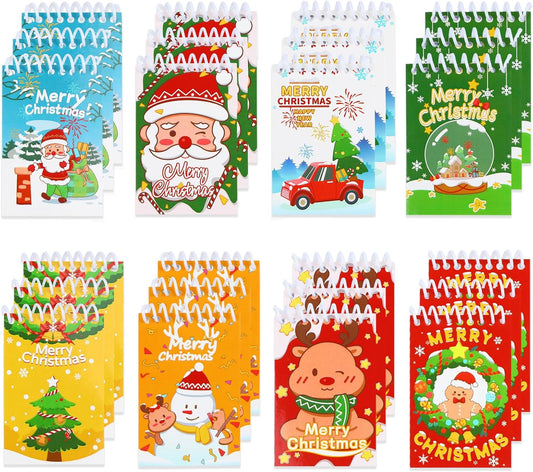 Christmas Notepads for Kids - 24 Pack Snowman Designs