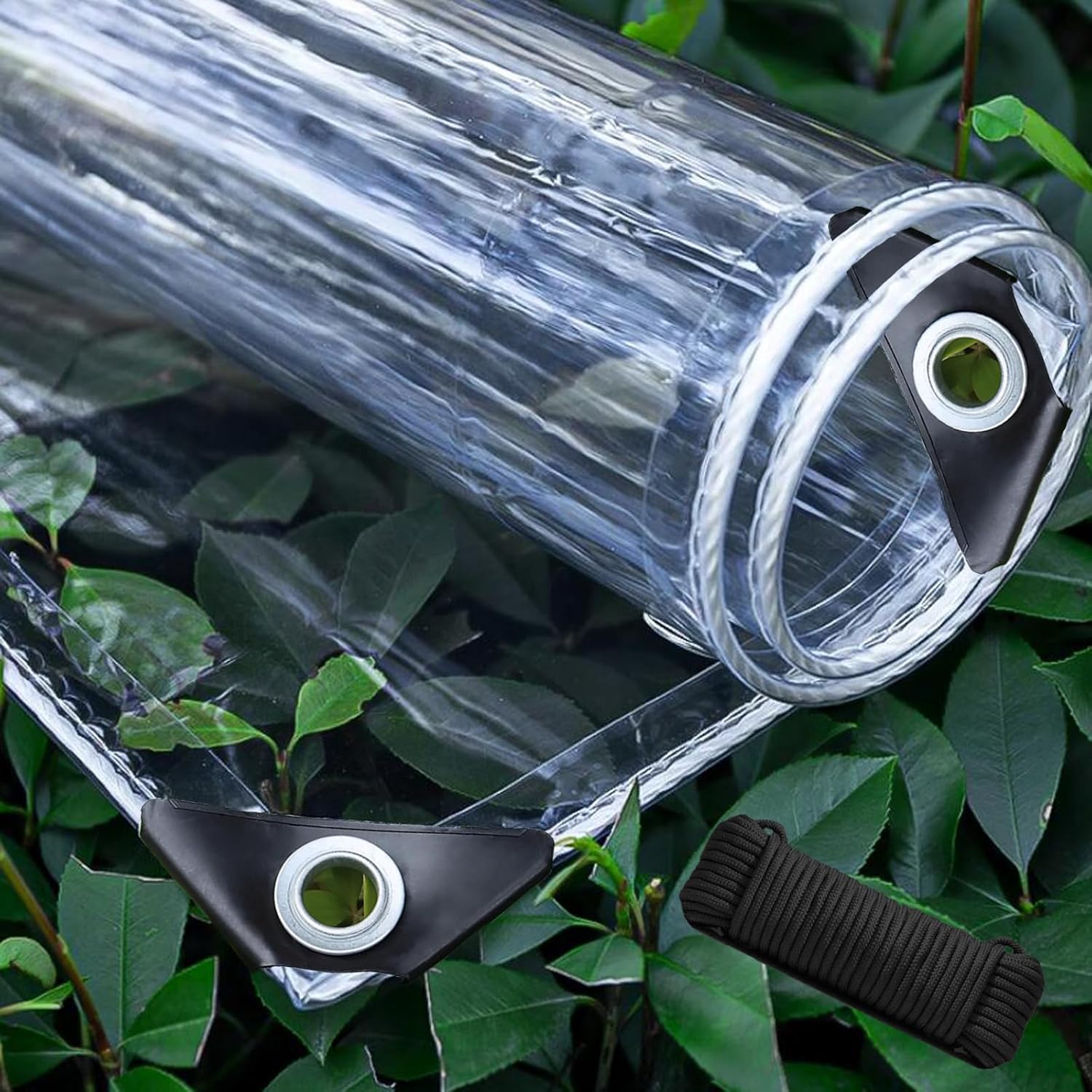 Clear Tarp 4x8 FT Heavy Duty Waterproof for Outdoor Use