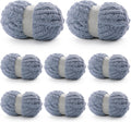 Chunky Yarn for Hand Knitting - Soft Chenille 224 yd Pack
