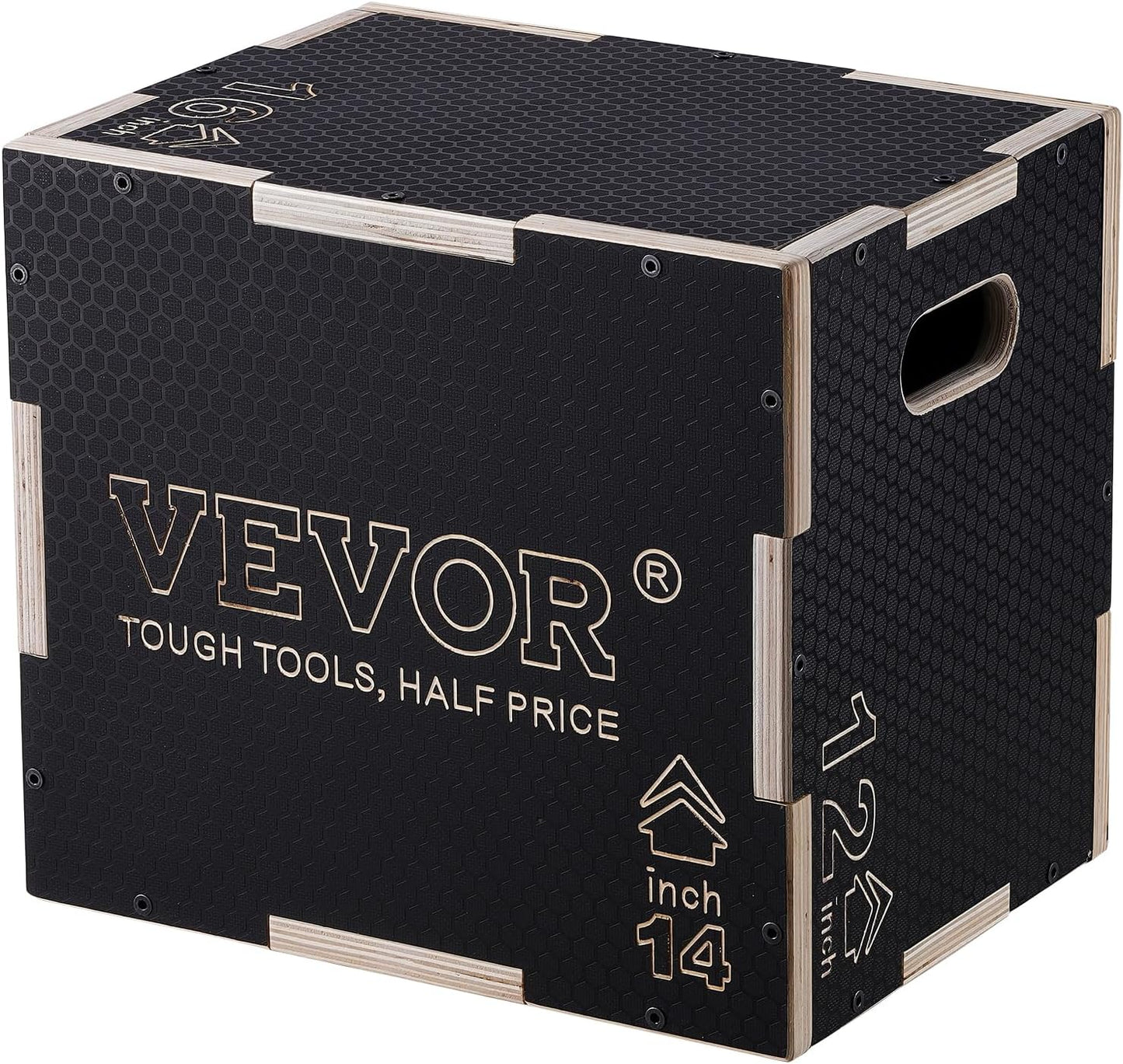 VEVOR 3 in 1 Plyometric Jump Box for Home Gym Training