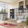 Outdoor Cat Enclosure Catio Large Cat Cage with Hammock - Spacious DIY