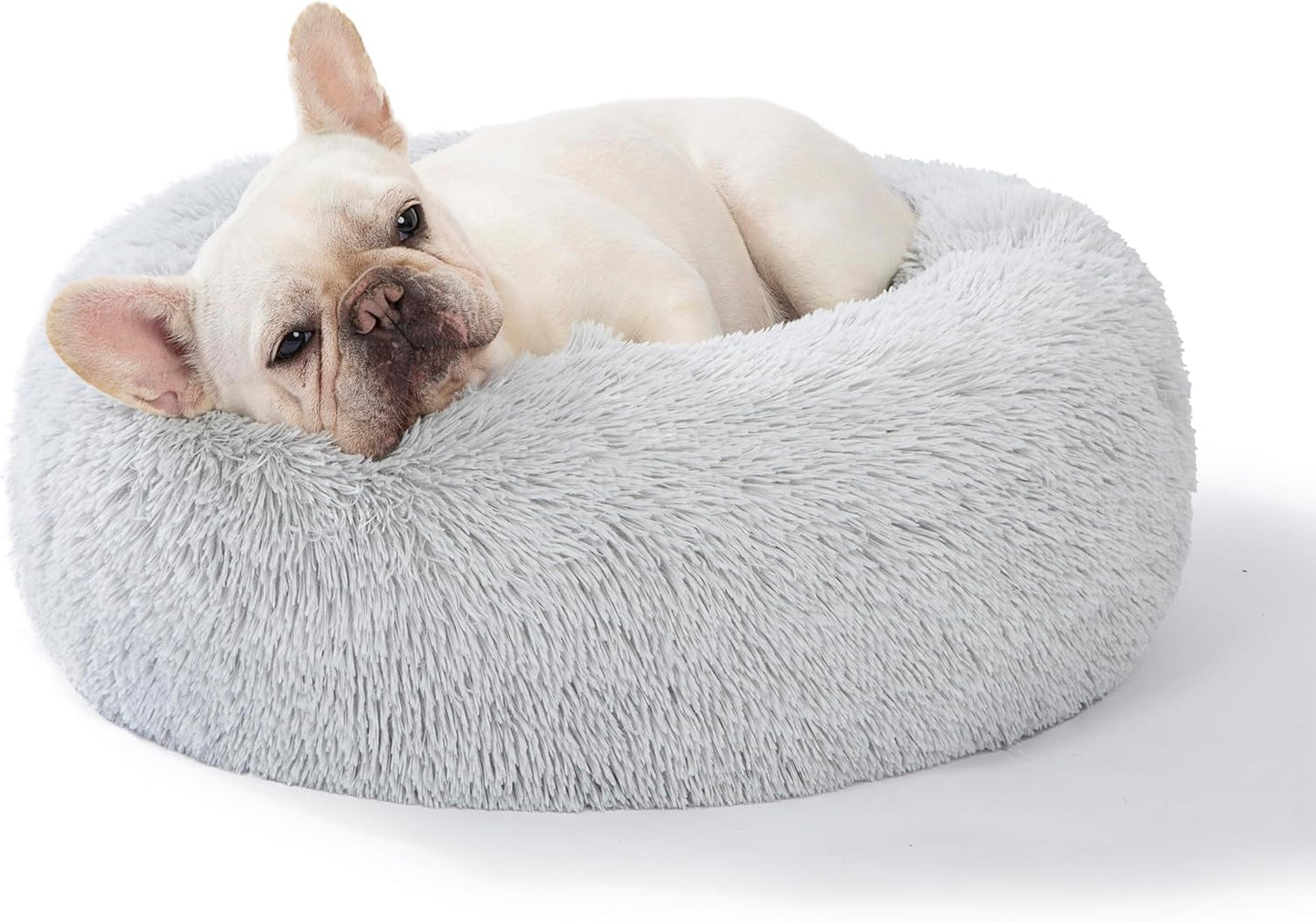 SAVFOX Plush Calming Dog Beds for Small to X-Large Pets