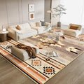 Western Rugs for Living Room 8x10 - Non Slip Extra Large Rug