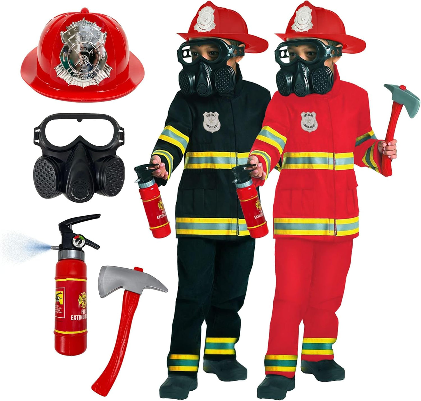 Morph Firefighter Costume for Kids - Fun Dress-Up for Halloween
