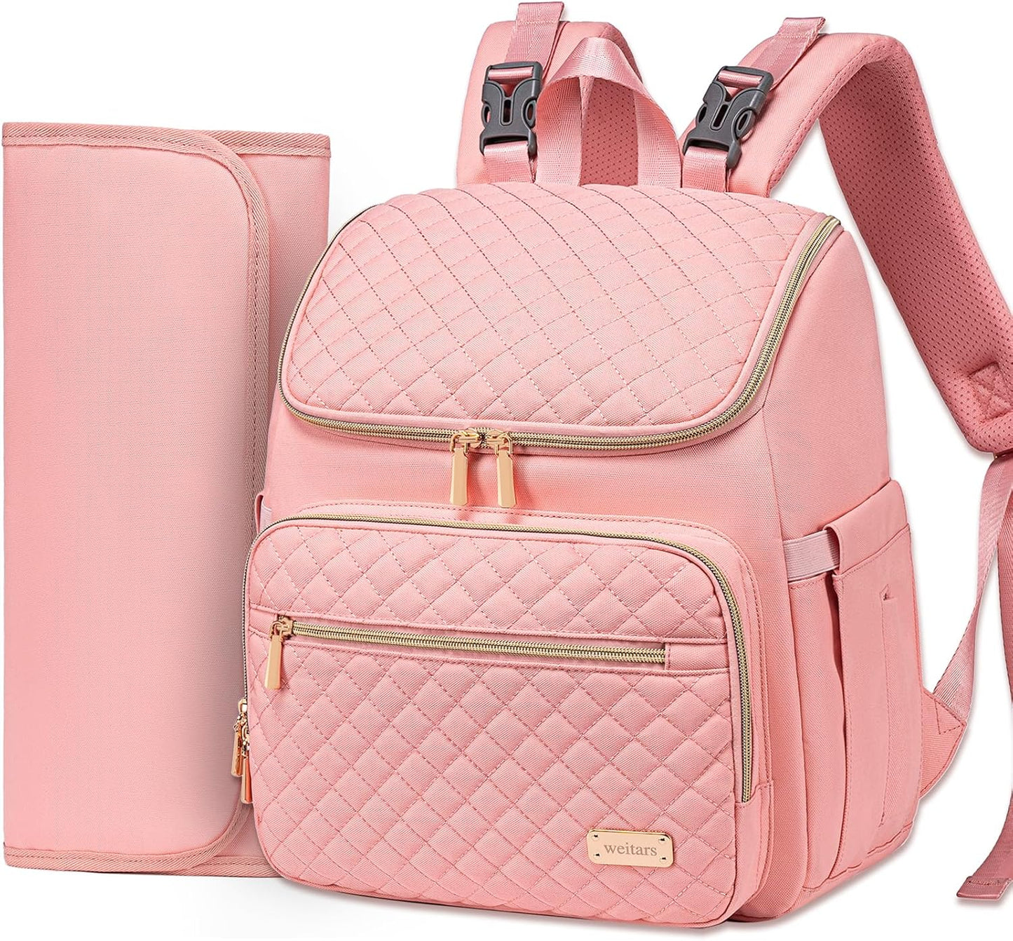 Weitars Diaper Bag Backpack: Spacious & Stylish Baby Bag