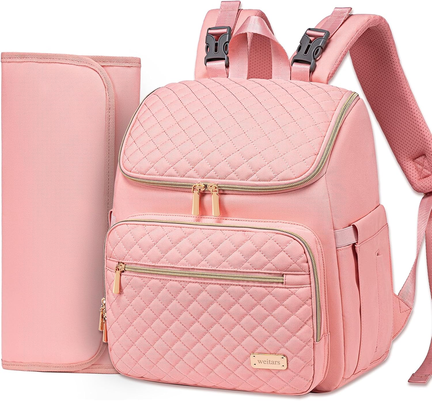 Weitars Diaper Bag Backpack: Spacious & Stylish Baby Bag