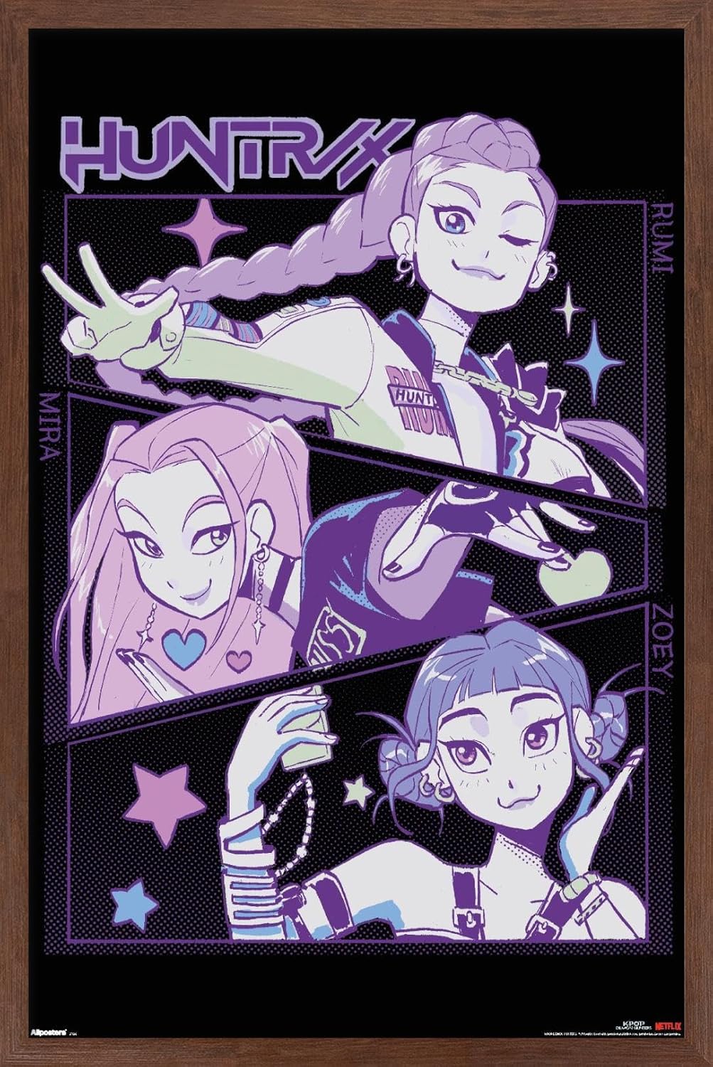 Netflix KPop Demon Hunters Poster by Trends International
